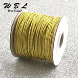88m 0.8mm 1mm Silver Cord Core Nylon Cord Thread String Rope Bead DIY Bracelet