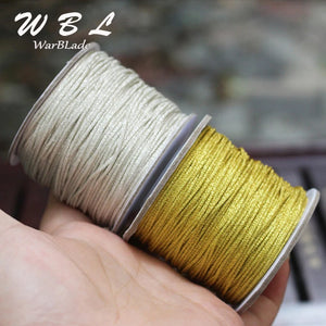 88m 0.8mm 1mm Silver Cord Core Nylon Cord Thread String Rope Bead DIY Bracelet