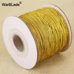 88m 0.8mm 1mm Silver Cord Core Nylon Cord Thread String Rope Bead DIY Bracelet