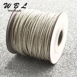 88m 0.8mm 1mm Silver Cord Core Nylon Cord Thread String Rope Bead DIY Bracelet