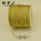 88m 0.8mm 1mm Silver Cord Core Nylon Cord Thread String Rope Bead DIY Bracelet