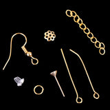 Jewelry Making Kit Copper Wire Jump Rings Earring Hook Findings Set Tools
