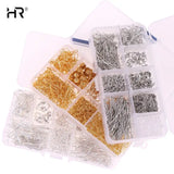 Jewelry Making Kit Copper Wire Jump Rings Earring Hook Findings Set Tools