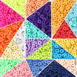 Alphabet Letter Flat Round Pearls Beads DIY Jewelry Making Kit
