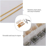 Jewelry Making Chains Set: 65.6ft Chains, 960 Rings, 40 Clasps