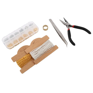 DIY Jewelry Making Kit: 65.6ft Chains, 960 Jump Rings, 40 Lobster Clasps