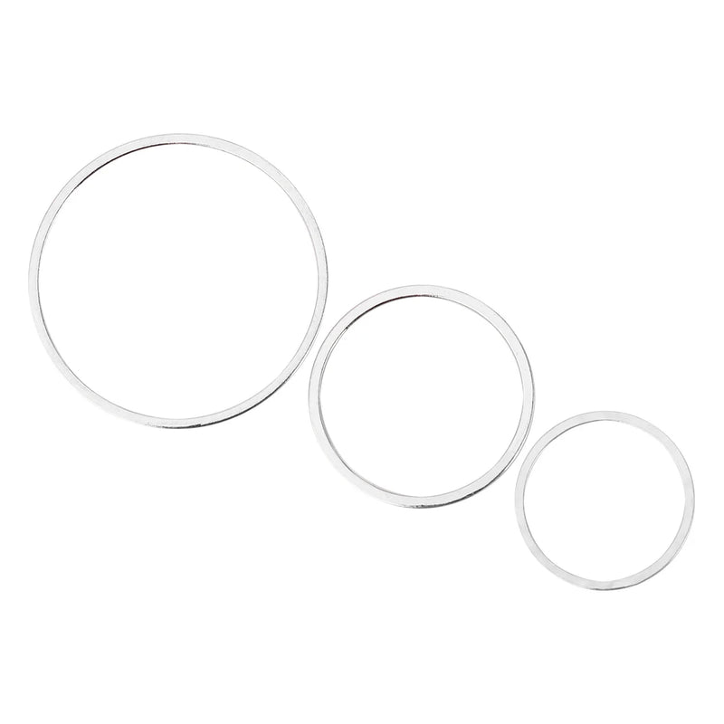 Earring Frame Open Kit Pendants Round Charm DIY Pendant Resin Hollow Supplies