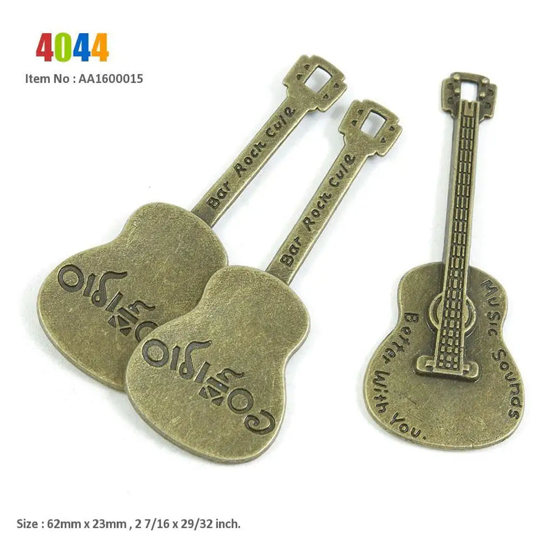 Guitar Bird Pirate Skull Charms Tree Leaves Jewelry Making Supplies