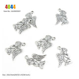 Angel Cupid Alphabet Letter C Windmill House Crown Loose Beads