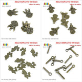 Dog Poodle Alphabet Letter I Charm for Jewelry Making