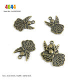 Dog Poodle Alphabet Letter I Charm for Jewelry Making