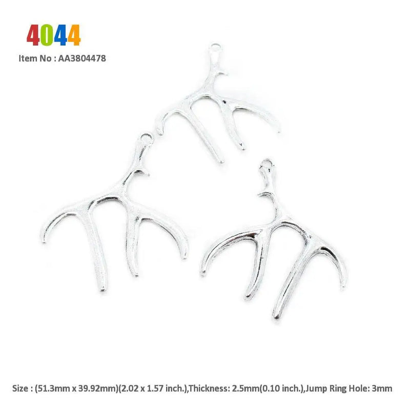 Antler Buck God Wealth Lightning Anchor Charm - Jewelry Making Supplier