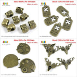 Bear Winnie Loose Beads Clover Cog Steampunk Gear Movement Xma