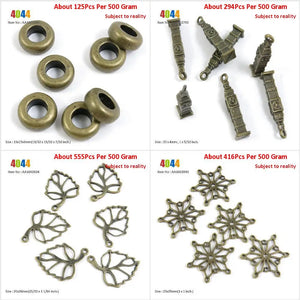 Big Hole Ring Beads Bell Tower Hollow Leaf Leaves Snowflake Snow Flake