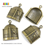 Charms Suppliers Bird Birdcage Hare Rabbit Easter Leaf