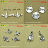 Boat Anchor Pinky Promise Bee Cat Kitten Charms