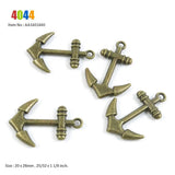 Boat Anchor Rabbit Bra Love Lock Alphabet Letter N Charms