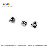 Bow Knot Tube Bead Bail Cord Ends Chinese Blessed Coins Charms