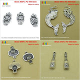 Bowknot Basket Mermaid Basketball Hoop Wine Bottle Charms