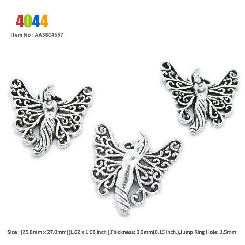 Butterfly Fairy Wings Cross Leopard Head Loose Beads