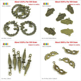 Mixed Charms for Jewelry - Butterfly Flower Sports Car Umbrella Carnival Masks