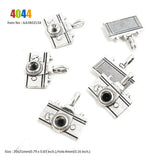 Camera Love Heart Wings Key Flat Skull Bracelet Charms