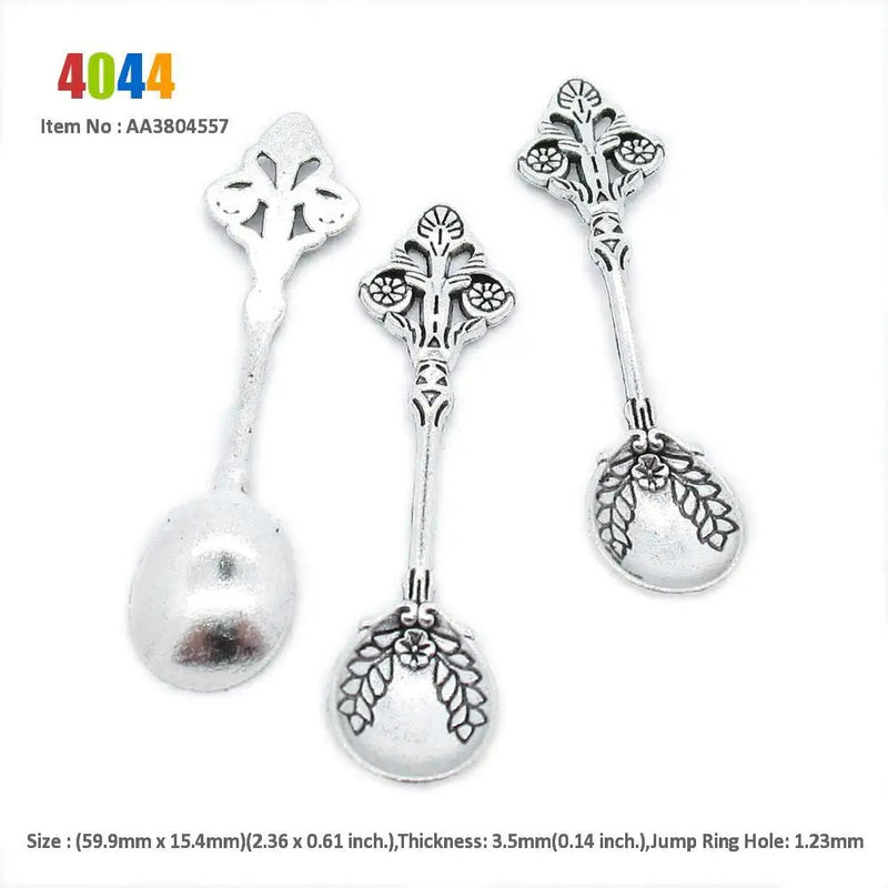 Carved Spoon Tablespoon Chinese Blessing Charm