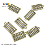 Chinese Abacus Flower Train String Tree Charms