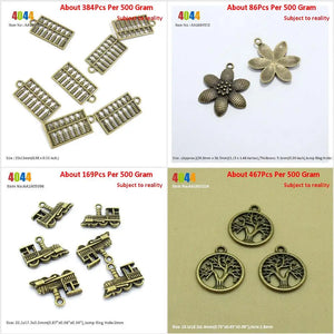 Chinese Abacus Flower Train String Tree Charms