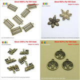 Chinese Abacus Flower Train String Tree Charms