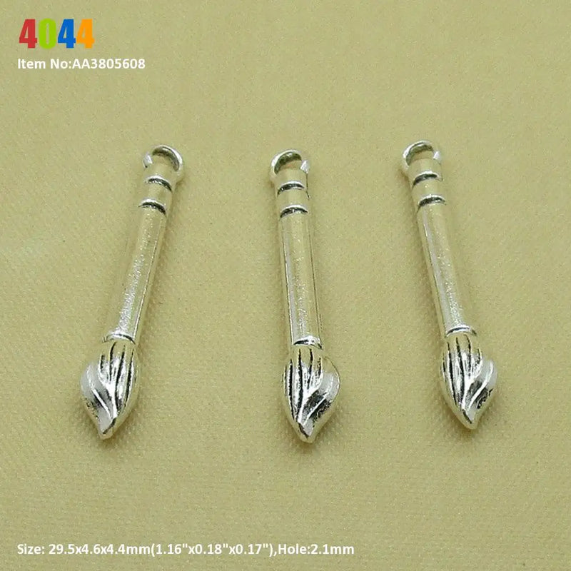 Chinese Brush Charm Jump Rings Baby Elephant Coconut Palm