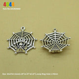 Spider Net Hockey Player Cross Beads Bird Pigeon Charms