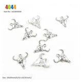 Animal Charms Supplier - Bull Skull Elephant Loose Beads Bird Signs Dagger
