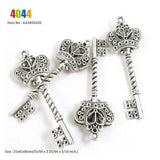 Crown Skeleton Key Taxi Compact Car Daughter Love Heart Carp Fish