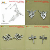 Fork Angel Butterfly Fairy Knot Dragonfly Charms Mix, Jewelry Making Supplies