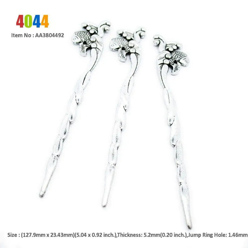 Fish Carp Bookmark Hairpin Sun Moon Face Latin Cross Charms Supplies