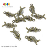 Fish Bone Bowtie Saber Sword Peas Bean Charms