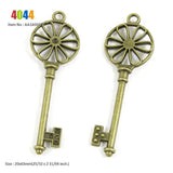 Flower Skeleton Key Angel Sign Cupid Tag Charms