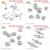 Flute Glasses Goblet Chinese Zodiac Tiger Angel Wings Love Heart Charms