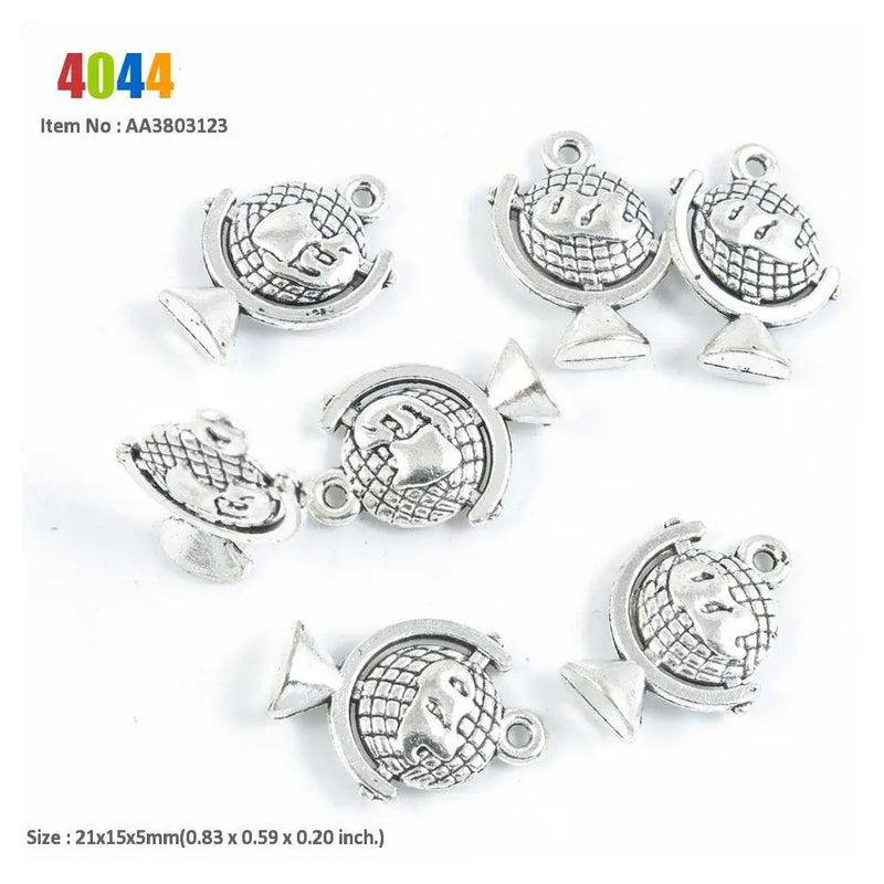Ballet Dancer Chicken Charm Hamsa Hand of Fatima