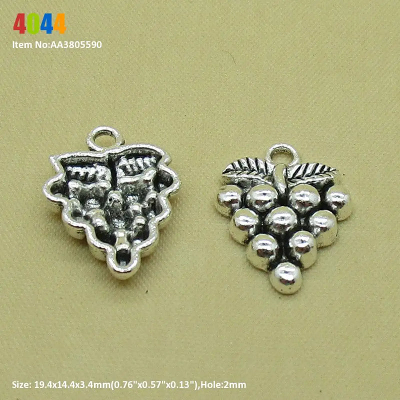 Jewelry Making Charms Grapes Dragonfly Flower Cross Pair Walking Stick