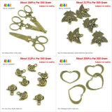 Scissors Charm Haircut Tool Silver Pendant