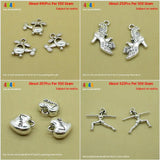 Charms Suppliers Helicopter Airplane High Heels Shoes Love Heart Gymnastics