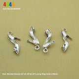 High Heel Shoes Flute Latin Cross Crown Charms for Jewelry Making
