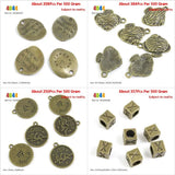 Clock Fish Virgo X Cube Beads for Jewelry Making