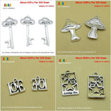 Key Bottle Opener Mushroom Love Tag Charms