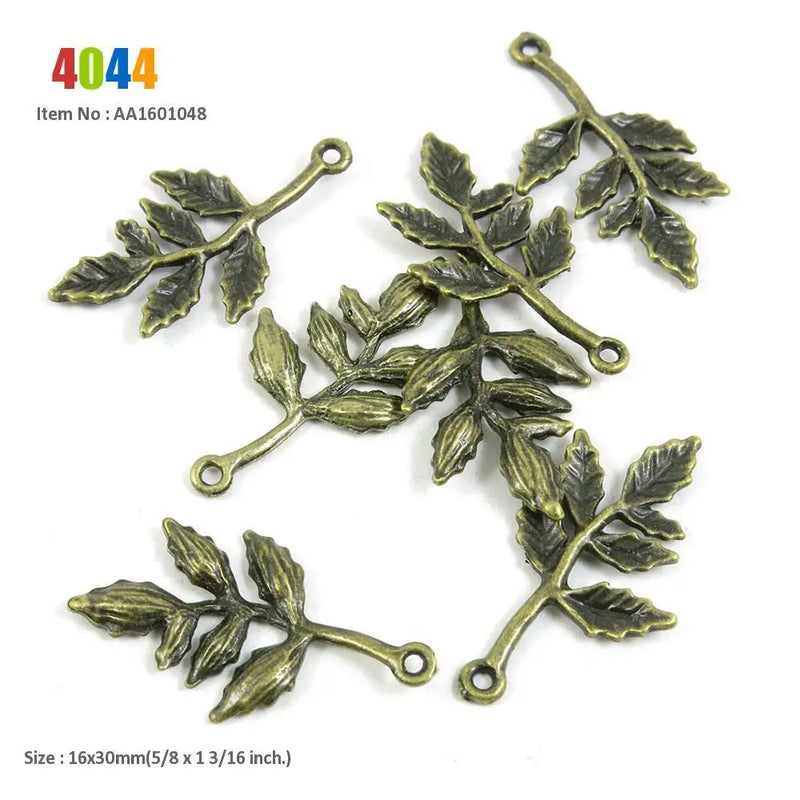 Leaf Rabbit Girl Easter Tube Bead Bail Cord Ends Flower Charms Lot
