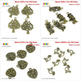Tree Oak Crown Cat Bowknot Heart Peace Bird Pigeon Charms