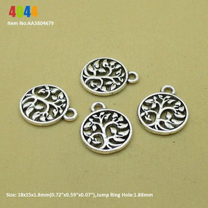 Tree of Life String Oak Hope Anchor Earth Globe Tea Bag Charms