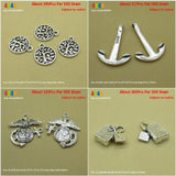 Tree of Life String Oak Hope Anchor Earth Globe Tea Bag Charms